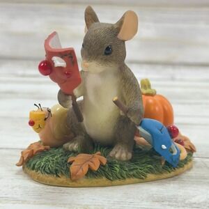 Charming Tails "Put‎ On A Happy Face" Figurine 85/100 With Box Fitz & Floyd